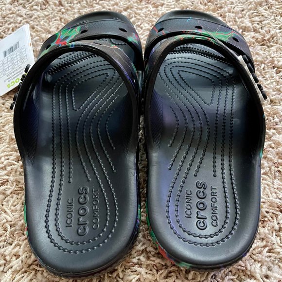 Crocs Classic Sandals Out of This World Lightning Unisex Men’s Sz 9 Women Sz 11 - Picture 11 of 12